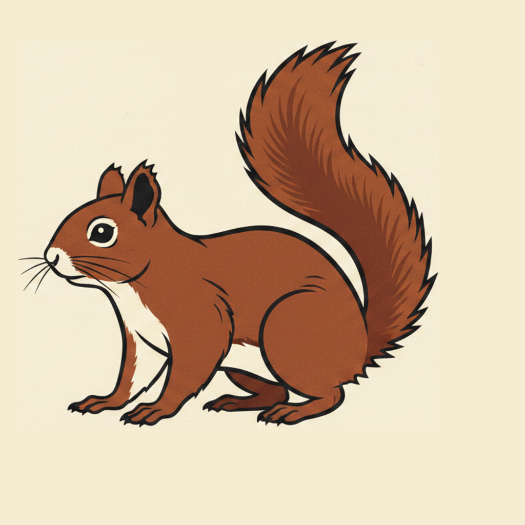 American Red Squirrel
