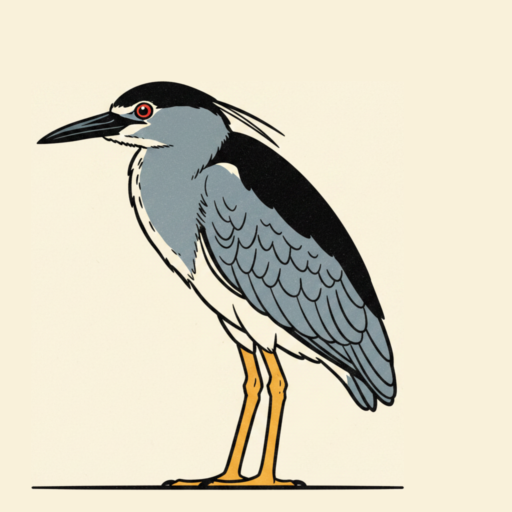 Black-crowned Night Heron