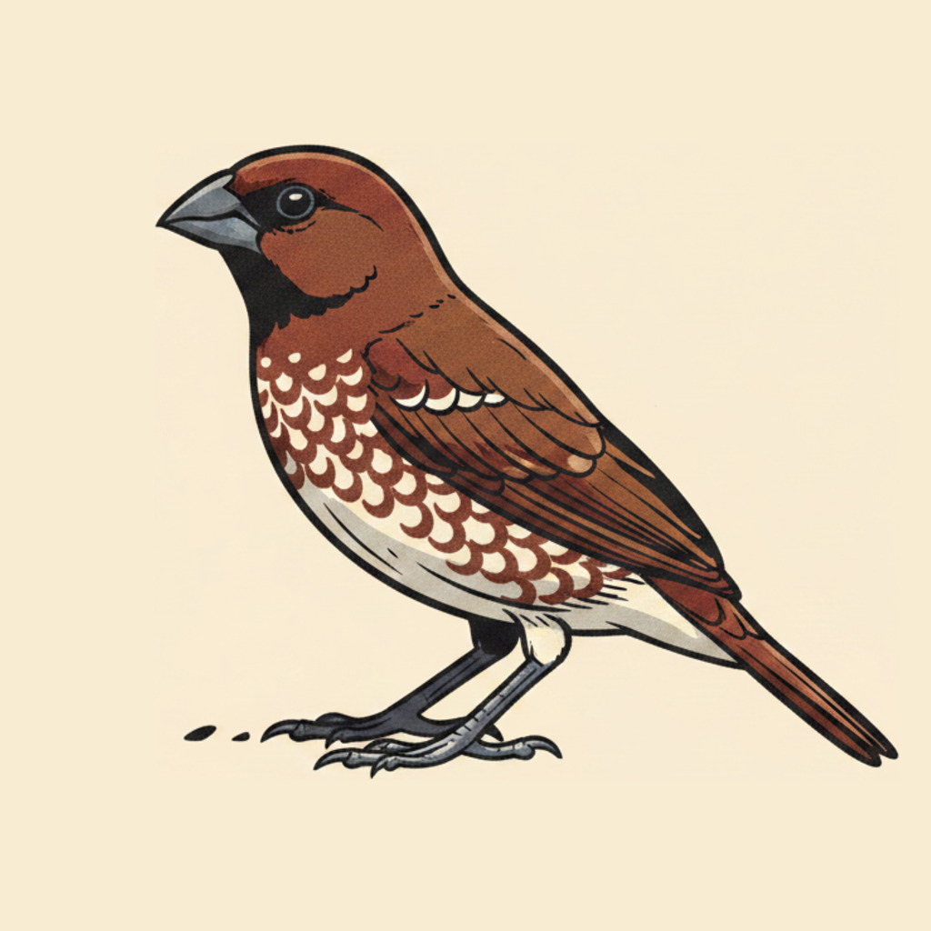 Scaly-breasted Munia